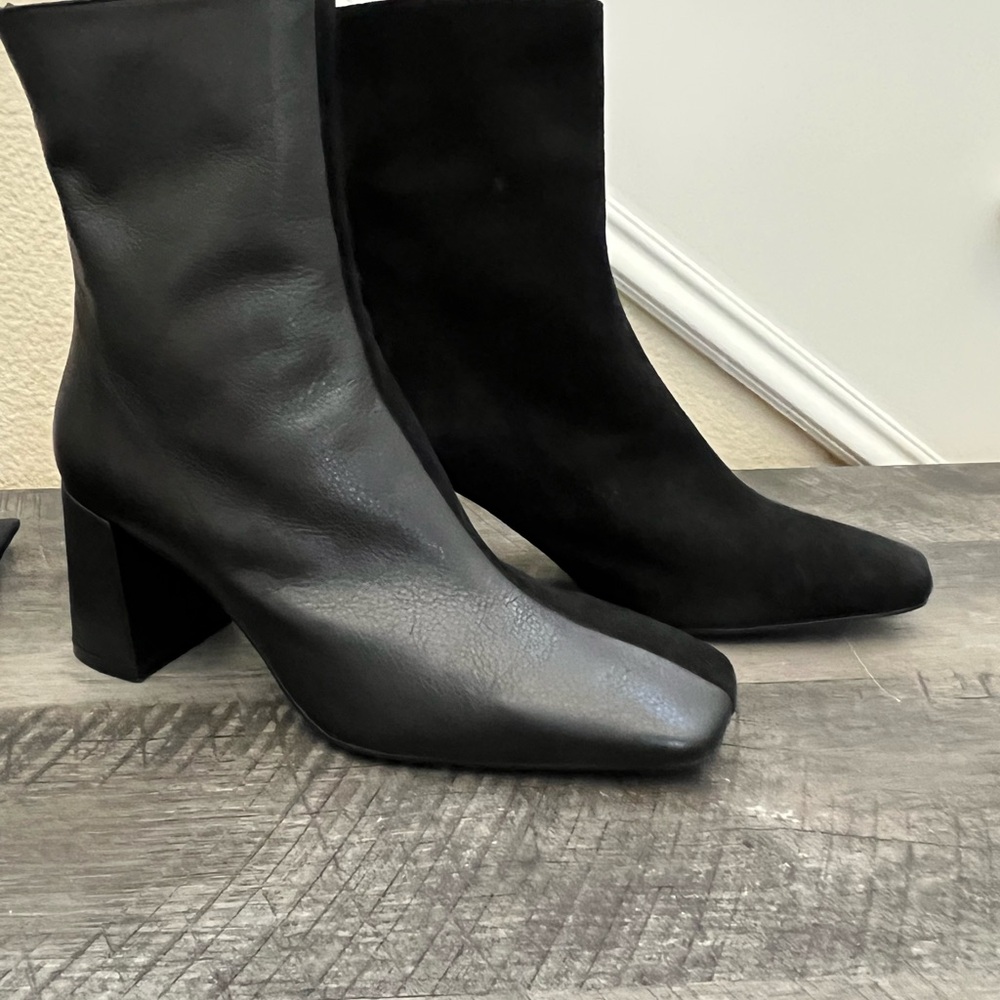 Chic Black Heeled Boots for Women
